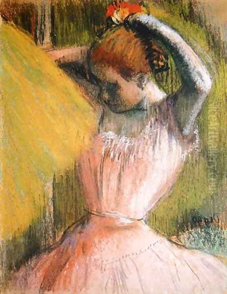 Dancer arranging her hair, c.1900-12 - view 1