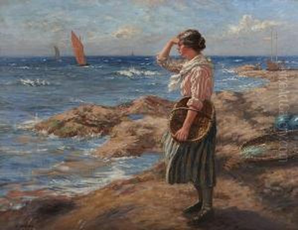 Waiting For The Fleet, East Neuk - view 1