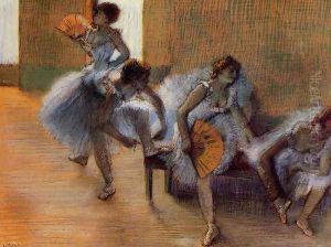 In the Dance Studio by Edgar Degas