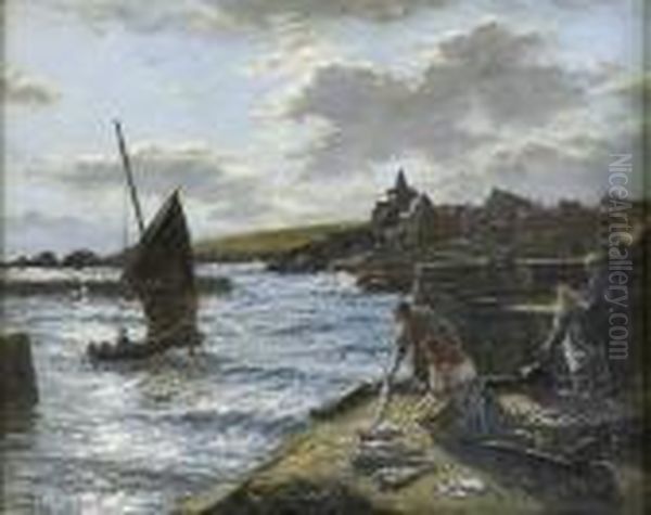 Fishing Fleet Returning, St Monance - view 1