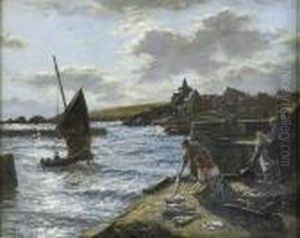 Fishing Fleet Returning, St Monance by John Mcghie
