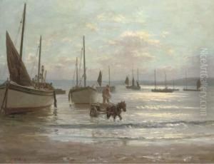 Bringing In The Catch by John Mcghie