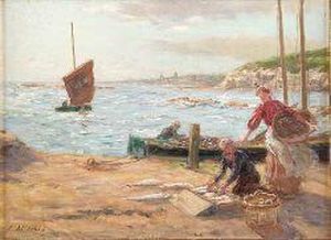 Unloading The Catch by John Mcghie