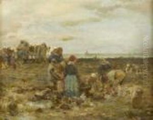 Gathering Mussels by Robert McGregor