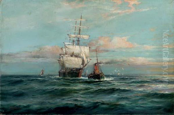 The Bluejacket Under Tow - view 1