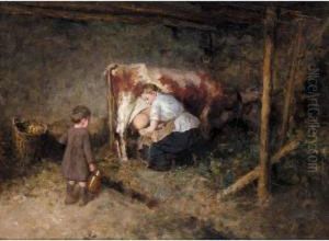 Milking Time by Robert McGregor
