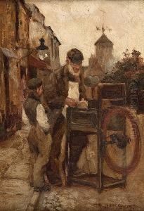 Study For "the Knife Grinder"
