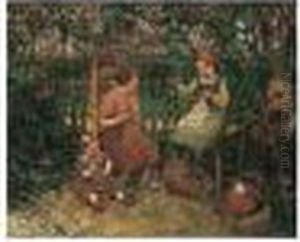 Children In The Garden by Robert McGregor