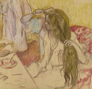 Woman at her toilette, c.1885