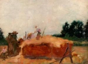 Making A Haystack by William Beckwith Mcinnes