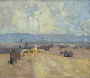 Landscape Overlooking The Farmyard Landscape Overlooking The Farmyard