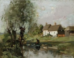 Country Farmhouse by William Beckwith Mcinnes