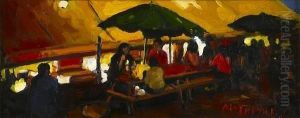 Study For Figures In The Evening, Edinburgh Festival