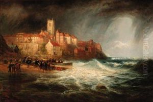 The Launch Of The Lifeboat At Cromer