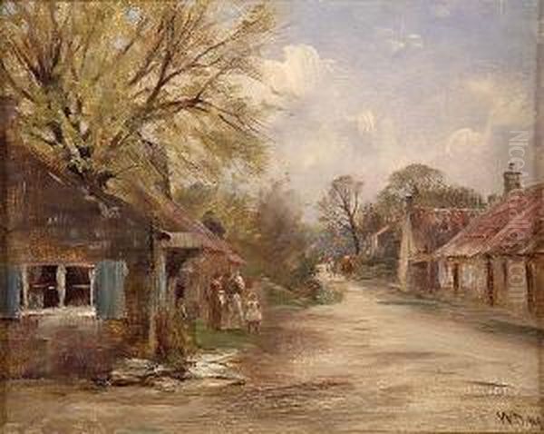 Huntsmen Entering A Village - view 1