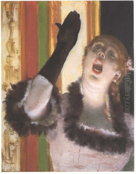 Singer with a Glove - view 1
