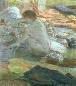 Seated Woman Drying Her Feet, c.1893 by Edgar Degas
