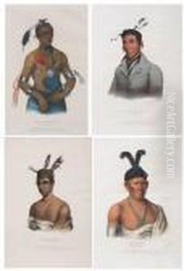 Wa-kawn-ha-ka A Winnebago
Chief;ka-ta-wa-be-da A Chippeway Chief; Wakechai A Saukie
Chief;hoo-wan-ne-ka A Winnebago Chief. by Mckenney Thomas & Hall James