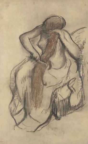 Femme se peignant - view 1