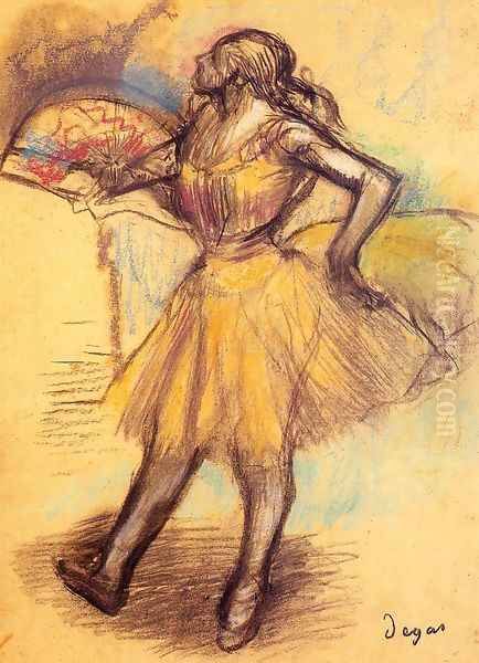 Dancer with a Fan (study) - view 1
