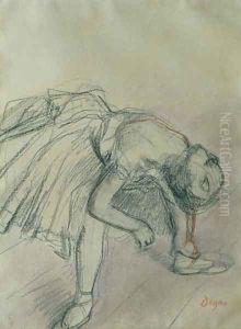 Dancer Fixing her Slipper, c.1865 Dancer Fixing her Slipper, c.1865