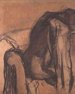 After the Bath, 1905-07 by Edgar Degas