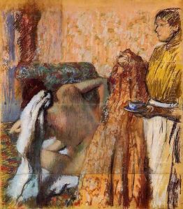 Breakfast after the Bath by Edgar Degas