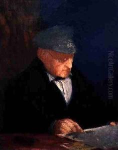 Rene-Hilaire de Gas, Grandfather of the Artist by Edgar Degas