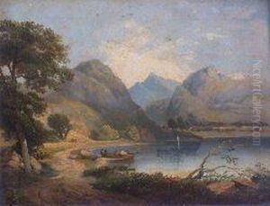 Figures By The Lochside Figures By The Lochside
