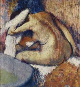 Woman Frottieren, 1896-1898