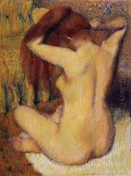 Woman Combing Her Hair II - view 1
