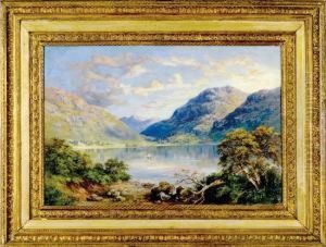 Scene At The Head Of Loch Earn Morning Effect by Kenneth Macleay