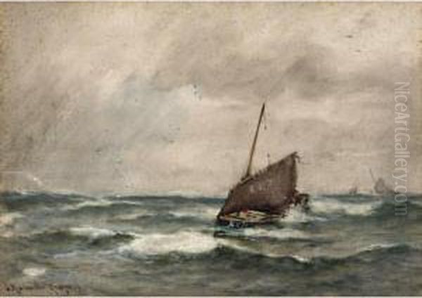 A Reefed Fishing Vessel - view 1