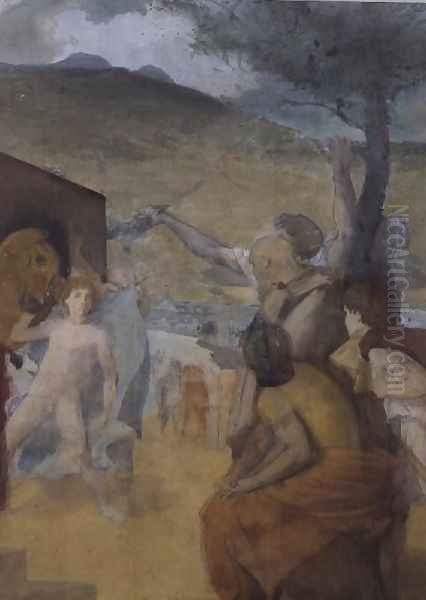 Study for classical painting - view 1