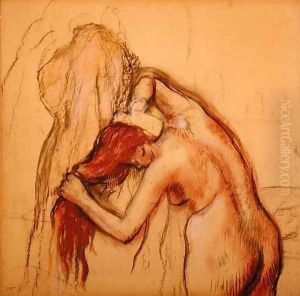 Woman Drying Herself, c.1905 by Edgar Degas