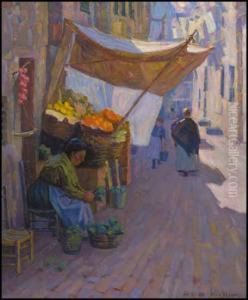 The Fruit Vendor by Helen Galloway Mcnicoll