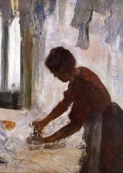 Woman Ironing II - view 1