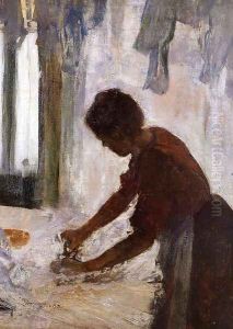 Woman Ironing II by Edgar Degas