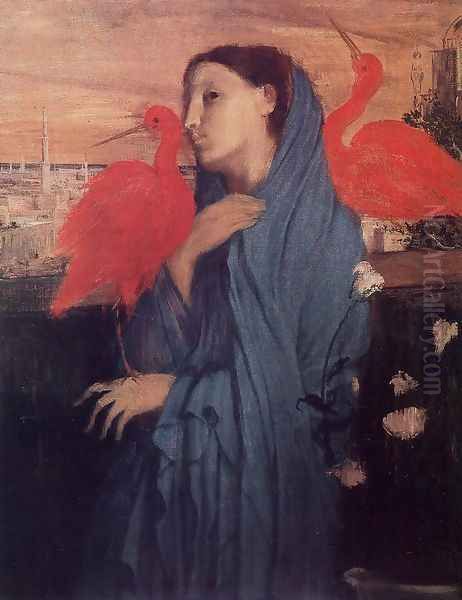 Woman on a Terrace - view 1