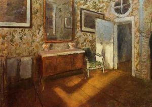 Interior at Menil-Hubert by Edgar Degas