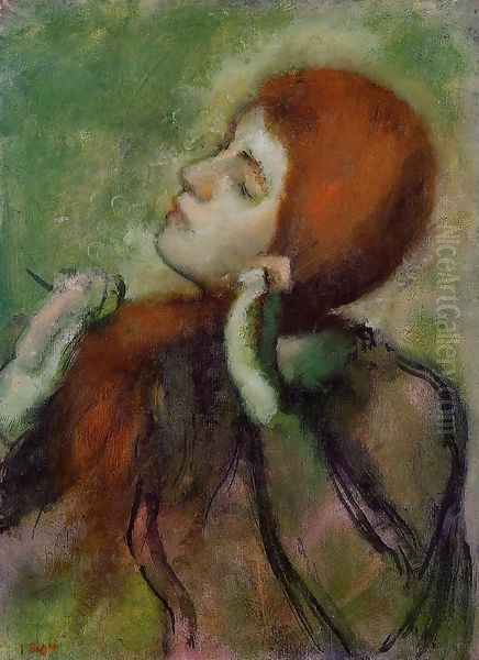 Woman Combing Her Hair III - view 1
