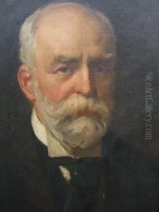 Head And Shoulder Portrait Of A Bearded Gentleman Signed by Rose Mead