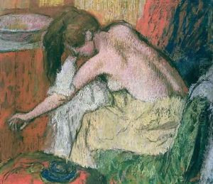 Woman drying herself, 1888-89 by Edgar Degas