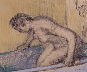 In the Bath, c.1883 by Edgar Degas