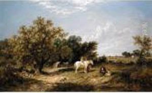 Landscape With Gypsies by James Edwin Meadows