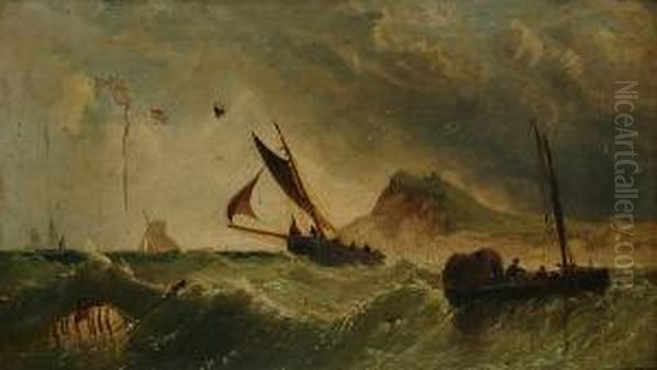 Shipping Off A Coastline - view 1