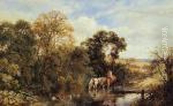 Watering Horses - view 1