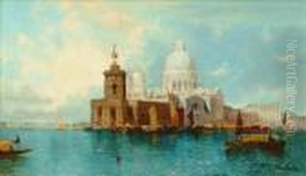 View Ofsanta Maria Della Salute,
Veniceoil On Canvassigned And Dated 1907lower Right30cm X 50cm - view 1