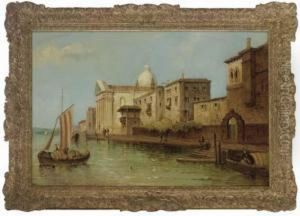 A Venetian Canal by William Meadows