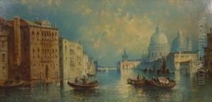 Veduta Di Venezia Sullo Sfondo
Di San Maria Della Salute by William Meadows
